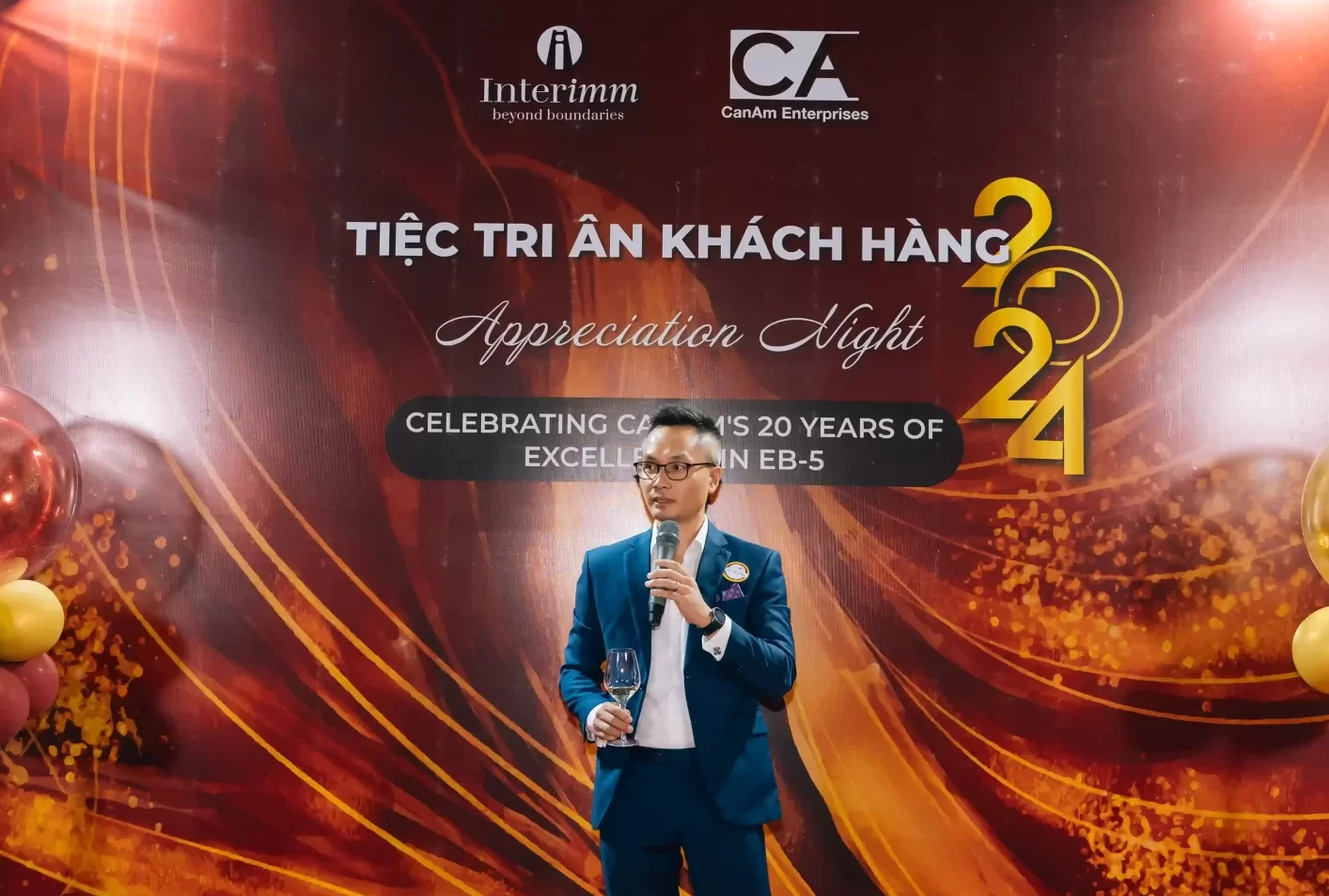 Interimm & CanAm co-host an exclusive appreciation event for EB-5 clients in 2024 Interimm CEO Mr. Le Anh Minh shared his thoughts