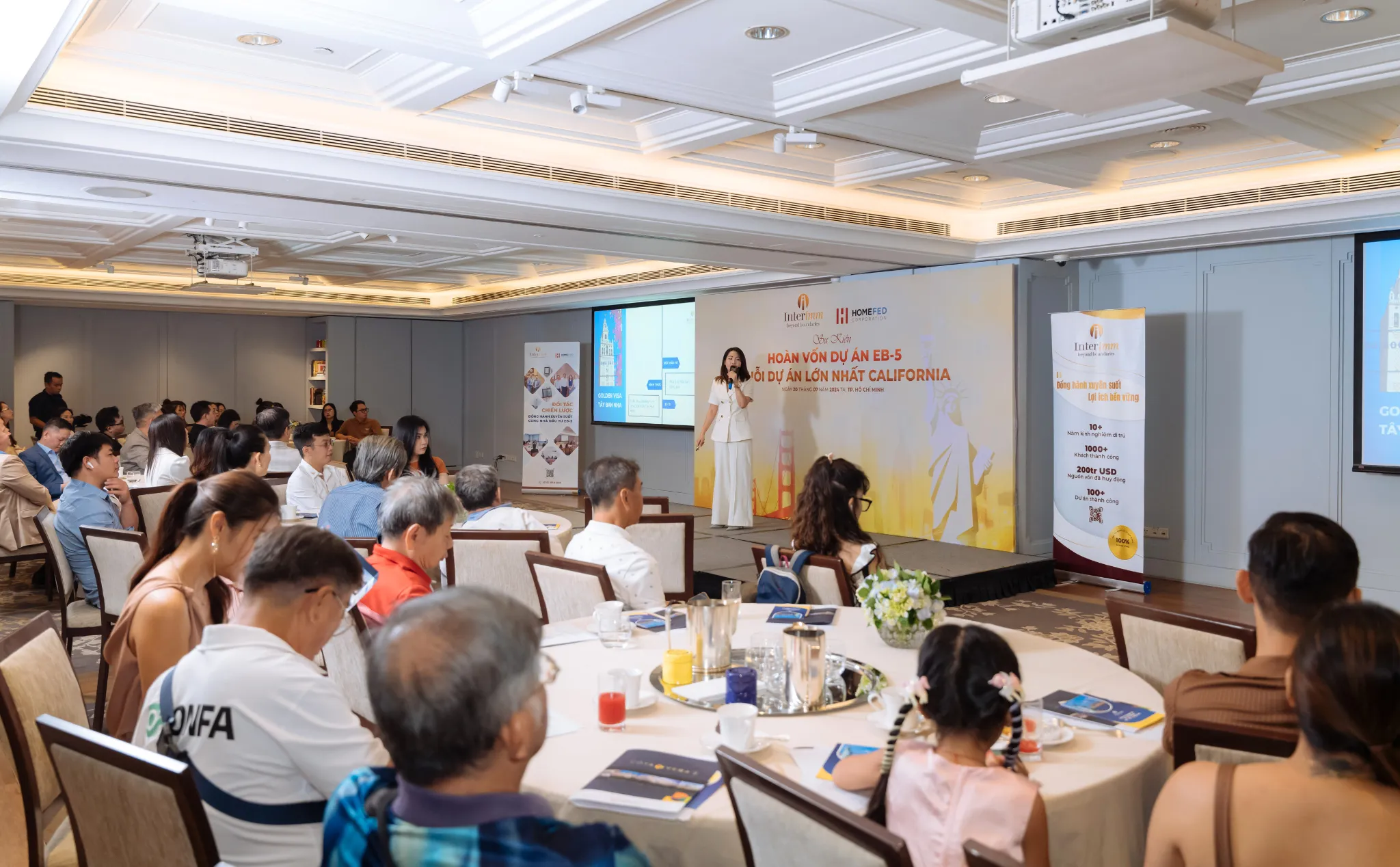Interimm & HomeFed Successfully Organize EB-5 Capital Return Event su kien eb5, hoan von eb5, eb5, su kien, hoi thao dinh cu, dau tu dinh cu