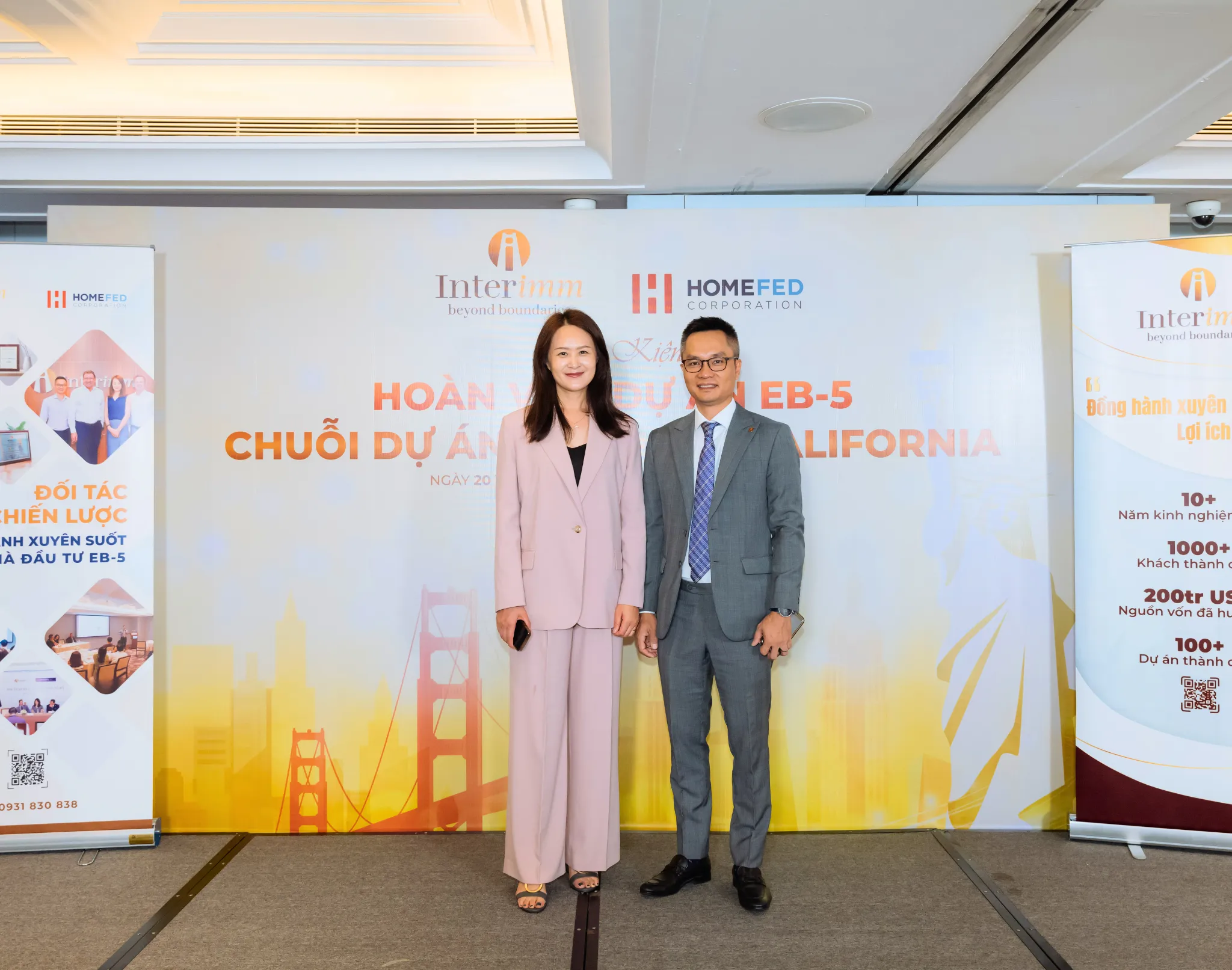 Interimm & HomeFed Successfully Organize EB-5 Capital Return Event su kien eb5, hoan von eb5, eb5, su kien, hoi thao dinh cu, dau tu dinh cu