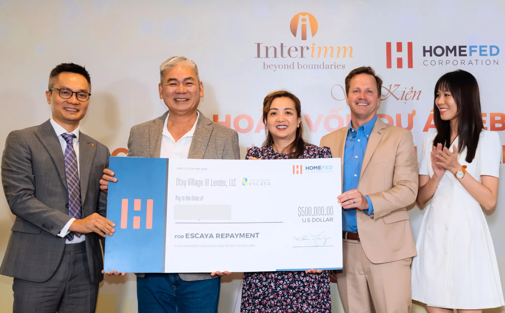 Interimm & HomeFed Successfully Organize EB-5 Capital Return Event su kien eb5, hoan von eb5, eb5, su kien, hoi thao dinh cu, dau tu dinh cu
